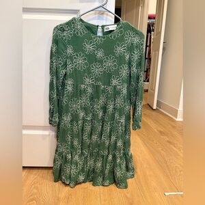 Zara Green Daisy Dress